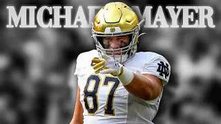 Michael Mayer Notre Dame TE Highlights || Best Tight End In The Draft