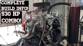 Mopar 360 makes 530 HP on dyno! Dodge 360 build info using small block mopar trick flow heads!