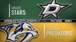 Dallas Stars vs Nashville Predators | Apr 20, 2019 NHL | Game 5 Stanley Cup 2019 | Обзор матча