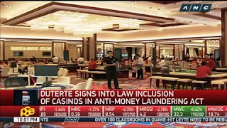 Casinos now convered by 'dirty money' law