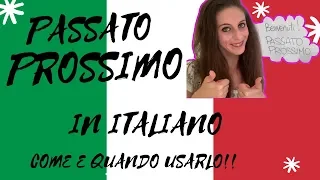 PASSATO PROSSIMO in italiano | Present Perfect Tense in Italian | Italian with Irene