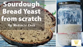 Easy sourdough starter recipe in hindi | Sourdough yeast | यीस्ट या ख़मीर | Homemade yeast recipe