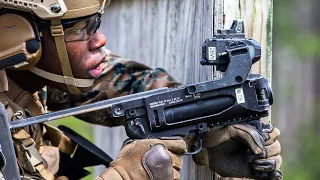 Firing M320 Grenade Launcher - Compact and Powerful Weapon