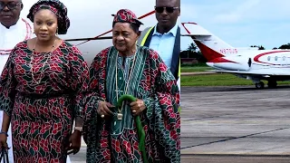 ALAAFIN OYO FLEW TO BENIN WITH HIS PRIVATE JET TO CELEBRATE GABRIEL IGBINEDION 85TH BIRTHDAY