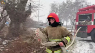 Вінницький район: рятувальники ліквідували пожежу в господарчій будівлі