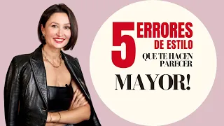 5 ERRORES de ESTILO que TE HACEN PARECER MAYOR!  NO HAGAS ESTO!! #katyamuir