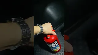 Крепление огнетушителя в багажнике своими руками