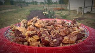 МЯСНОЕ ассорти из 4 видов мяса. Мужская тарелка. ENG SUB