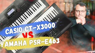 🎹Yamaha PSR-E463 vs 🎹Casio CT-X3000 // Сравнение и тест синтезаторов