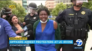 UC Irvine professor detained at pro-Palestinian protest speaks out