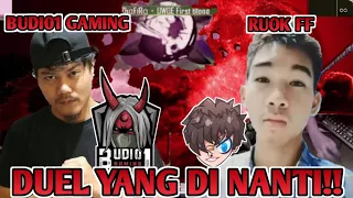 BUDI01 GAMING VS RUOK FF!! CLASH OF GODS 🎯🇮🇩💘 || FREE FIRE INDONESIA