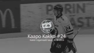 Kaapo Kakko kaikki Liigamaalit kaudella 2018-2019.