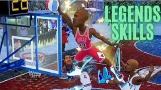 NBA2k Playgrounds2 , ALL LEGENDS signature moves , unique skills , dunks , pass , lay up