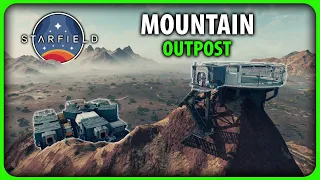 Starfield Outpost - Mining on a Mountain