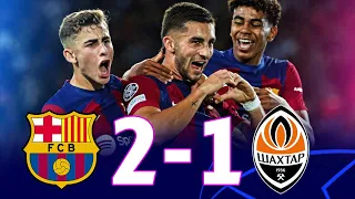 Barcelona vs Shakhtar Donetsk [2-1], Champions League, Group Stage 23/24 - MATCH REVIEW