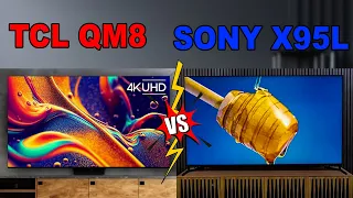 TCL QM8 QLED vs Sony X95L  full Comparison | Review