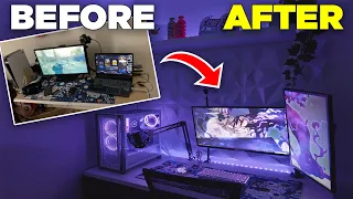Transforming My Messy Room Into My New Dream Gaming Setup