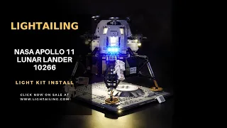 Lightailing Light kit Install in the Lego NASA Apollo 11 Lunar Lander 10266