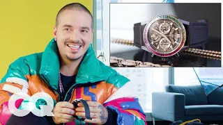 J Balvin Shows Off His Insane Jewelry Collection | GQ