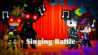 Nightmare and Goldie Vs. Ennard and Micheal Afton / Singing Battle / FNAF