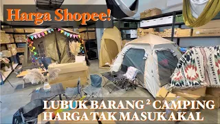 LUBUK BARANGAN CAMPING | HARGA SHOPEE| PASTI TERACUN | #campinggear