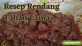 ORIGINAL RENDANG PADANG RECIPES THAT LASTING 1 MONTH FOR FASTING AND EID