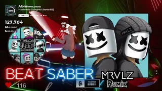 [Beat Saber] Alone (MRVLZ Remix) - Marshmello [StyngMe & baxter395] (EXPERT+) | Full Body Tracking