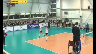 Волейбол  ЧР   Женщины  15  тур Вк Воронеж  vs  Вк  Омичка