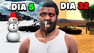 SOBREVIVÍ 100 DIAS a DESASTRES NATURALES de GTA 5