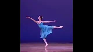 “Cristina Amaral in variation from ‘Tchaikovsky pas de deux’ • • • #ballet #ballerina #balletdancer