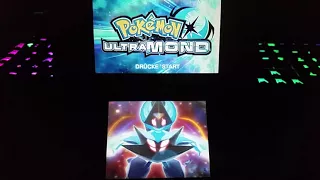 Pokémon Ultra Moon startup + title screen