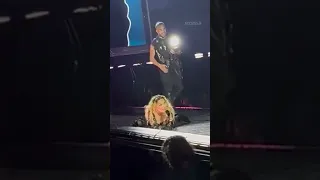 Madonna Falls Off Chair Onstage