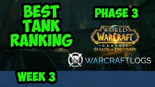 #1 Tank Class for Phase 3 | Tank Ranks & Runes Overview |  Sunken Temple | WoW Season of Discovery