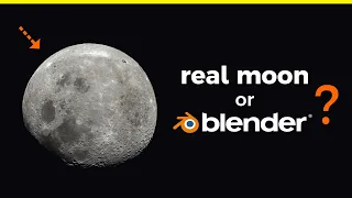 [TUTORIAL] blender 3.1 How to create photorealistic Moon and how it compares to a real capture