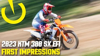 First Impressions | ALL-NEW 2023 KTM 300 SX EFI Two Stroke