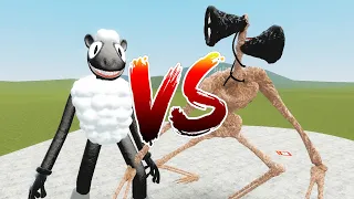 NEW SIREN HEAD 2.0 VS CARTOON SHEEP [Trevor Henderson] Garry's Mod