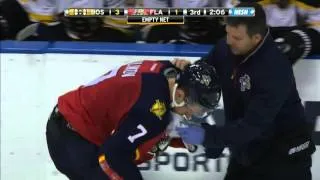 Gotta See It: Kulikov bloodied after Marchand hit