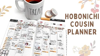 Hobonichi Cousin Planner | Real Time Plan With Me | A Cozy Day :)