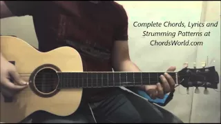 Justin Bieber Hit The Ground Chords (Guitar Lessons)