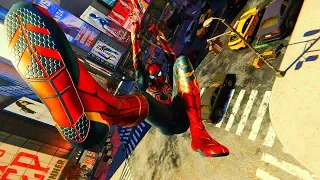 Marvel's Spider-Man PS4 - Iron Spider Suit Combat & Free Roam Gameplay