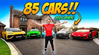 REVEALING HOW MUCH MY CAR COLLECTION IS WORTH *2024 UPDATE*