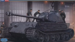 Сборная модель танка VK45.02 Hintern от HobbyBoss. Красим. Часть 2