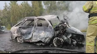 Три человека скончались в огненном ДТП на трассе Курск — Воронеж в Советском районе