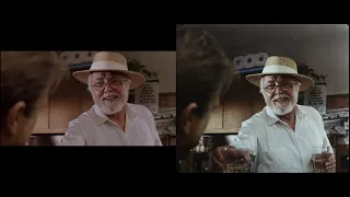 Jurassic Park (1993) 4K Blu-ray VS 35mm Film Scan