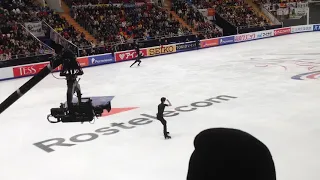 Yuzuru Hanyu Rostelecom 17.11.2018 fall and injury