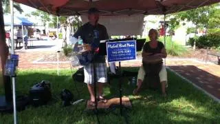 Michael Hirst at the Downtown Merchants Association Farmers Market 8/20/11