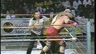 WWC: "Sadistic" Steve Strong vs. TNT (Savio Vega) - Barbwire Match (1989)