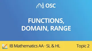 Functions, domain, range [IB Maths AA SL/HL]