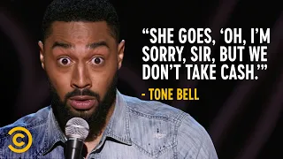 Why Tone Bell Got Escorted Out of a Bank by Security Guards