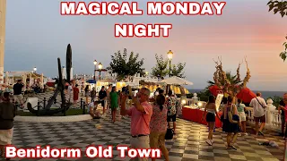 The Magic of Monday Night in Benidorm Old Town 🌆